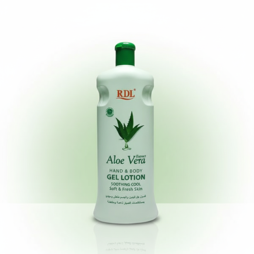 RDL Papaya Aloevera Hand & Body Gel Lotion - 600ml Glo Arabia