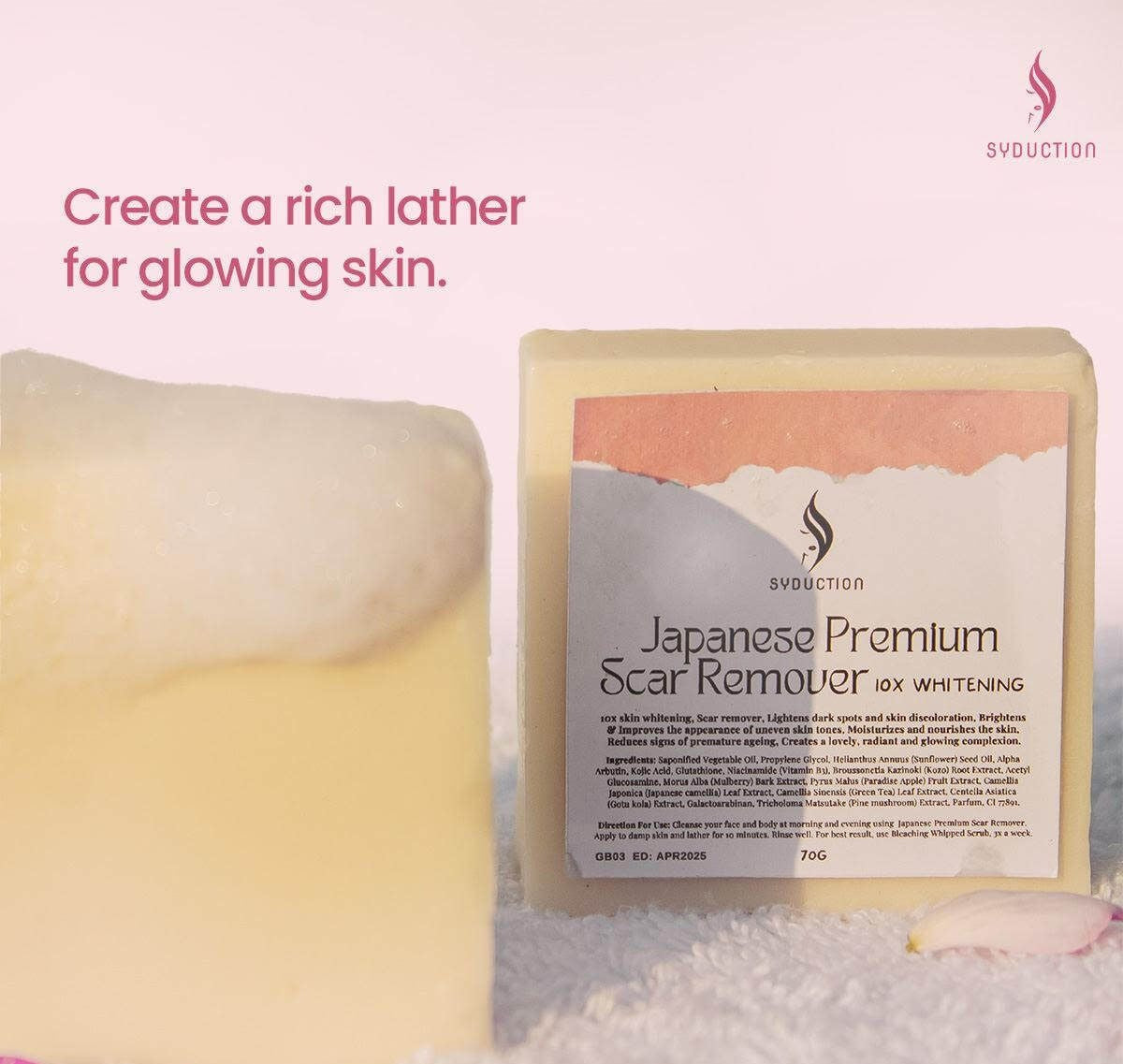 Syduction Japanese Premium Scar Remover Soap- 70g Syduction