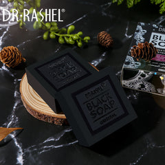 Dr.Rashel Black Soap Collagen & Charcoals Soap - 100g DR.RASHEL
