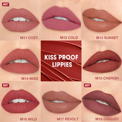 O.TWO.O Matte Finish Waterproof Long Wear Silky Lipstick O.TWO.O