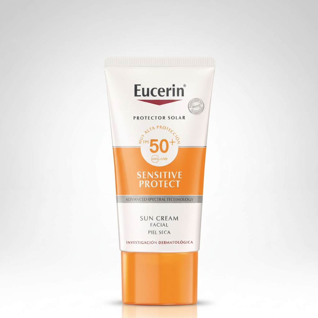 Eucerin 50+ Sensitive Protect Piel Sensible Suncream - 50mL EUCERIN