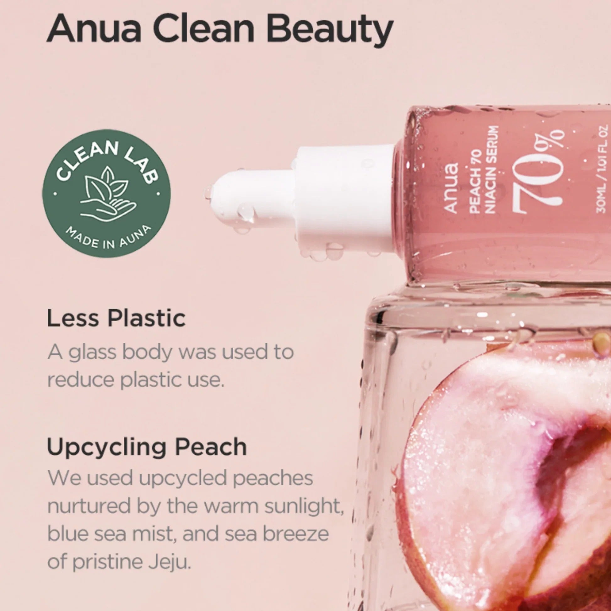Anua Peach 70% Niacinamide Serum - 30ml Anua