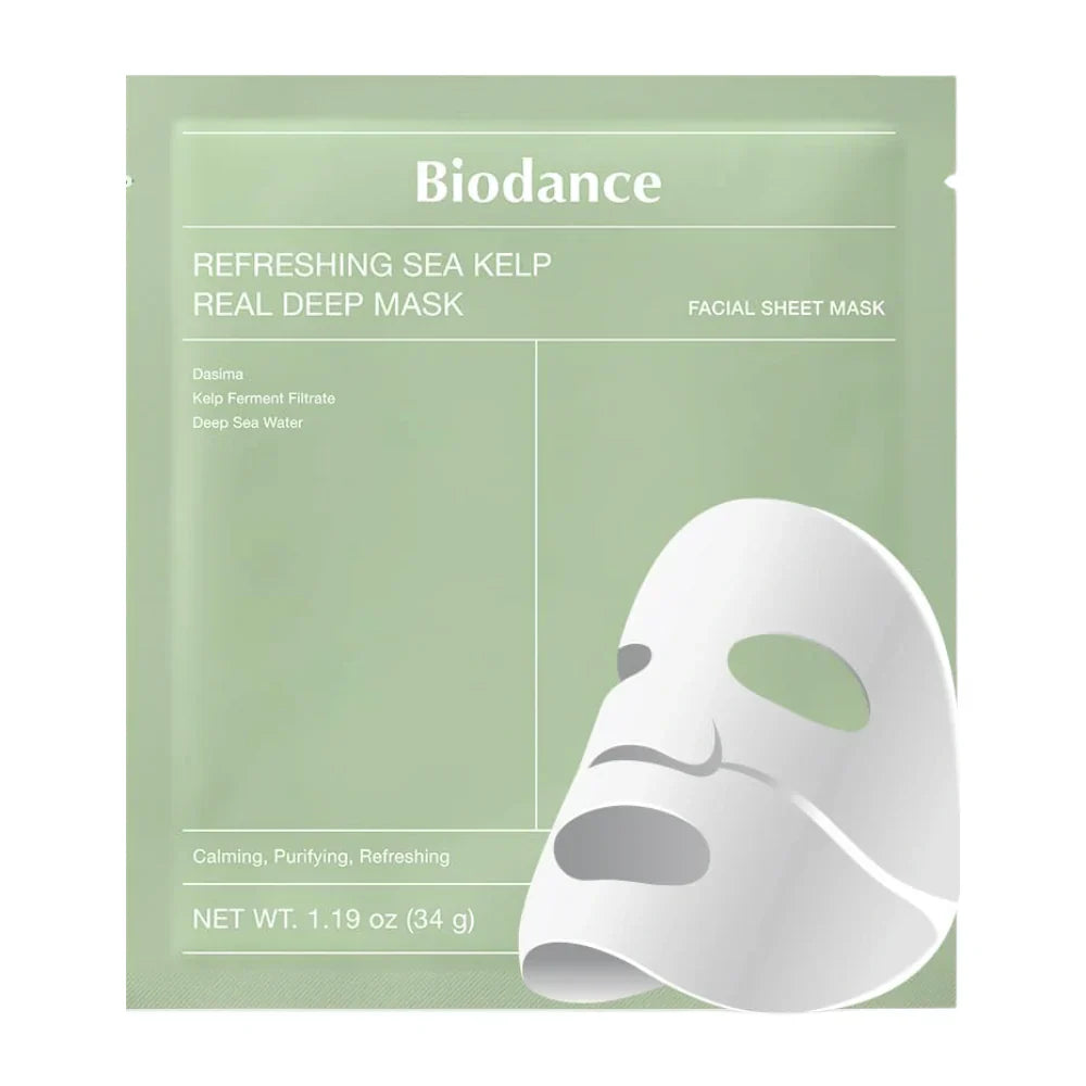 Biodance Refreshing Sea Kelp Real Deep Mask - 34g (4 pcs - Box) Biodance
