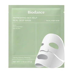 Biodance Refreshing Sea Kelp Real Deep Mask - 34g (4 pcs - Box) Biodance
