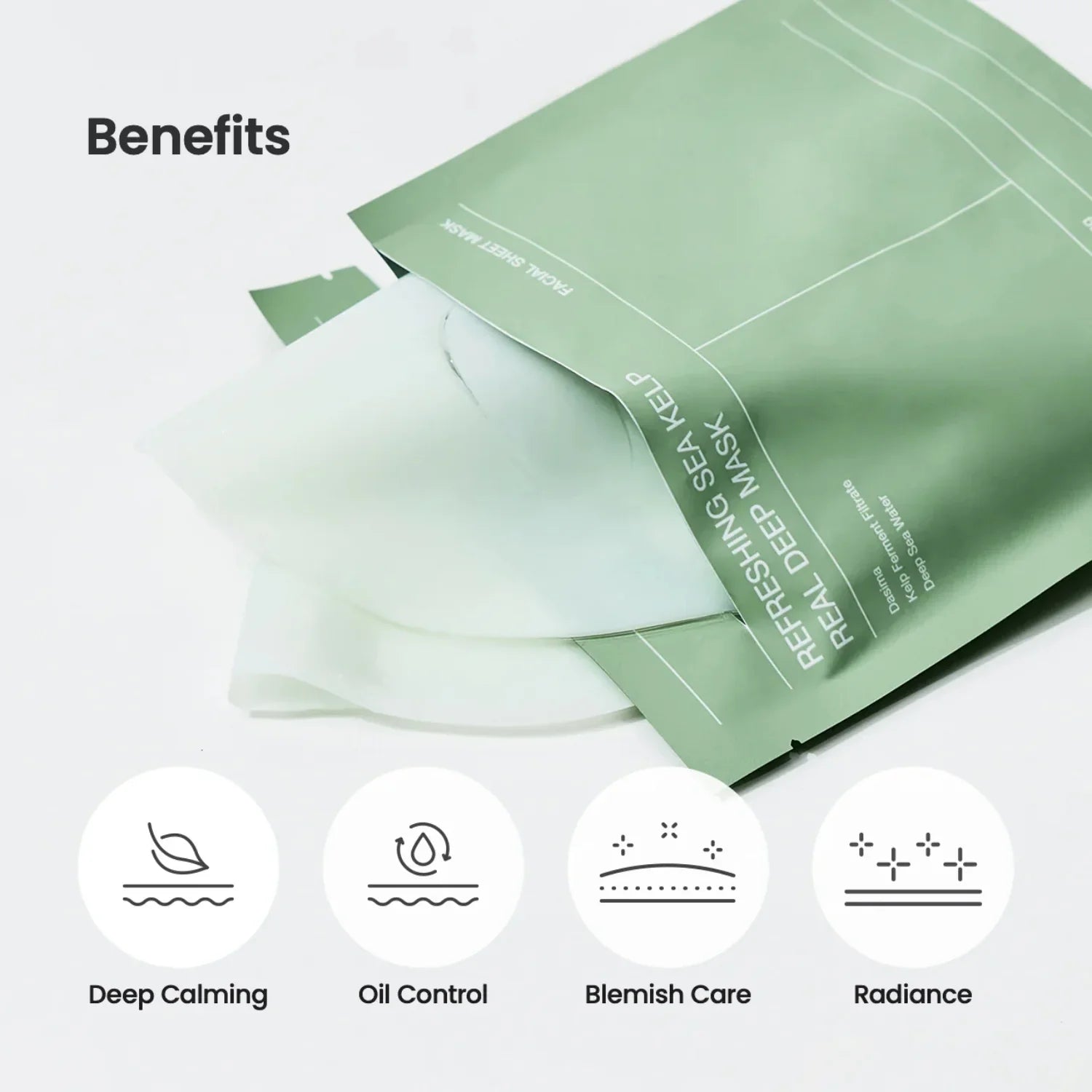 Biodance Refreshing Sea Kelp Real Deep Mask - 34g (4 pcs - Box) Biodance