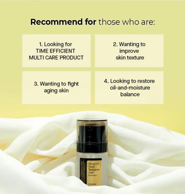 Cosrx Advanced Snail Radiance Dual Essence 80ml COSRX