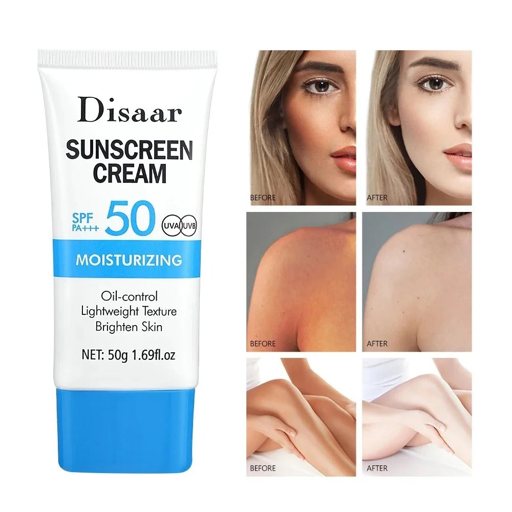 Disaar Moisturizing Sunscreen Cream - 50g Disaar