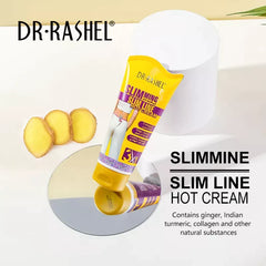 Dr.Rashel Slimming Slim Line Hot Cream _ Ginger Extract, Collagen & Indian Turmeric - 150g DR.RASHEL