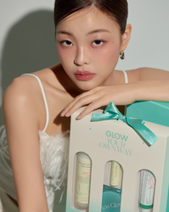Axis-Y Glow Your Ownway Set (Toner, Eye Serum, Glow Serum & Compact Mirror) AXIS-Y