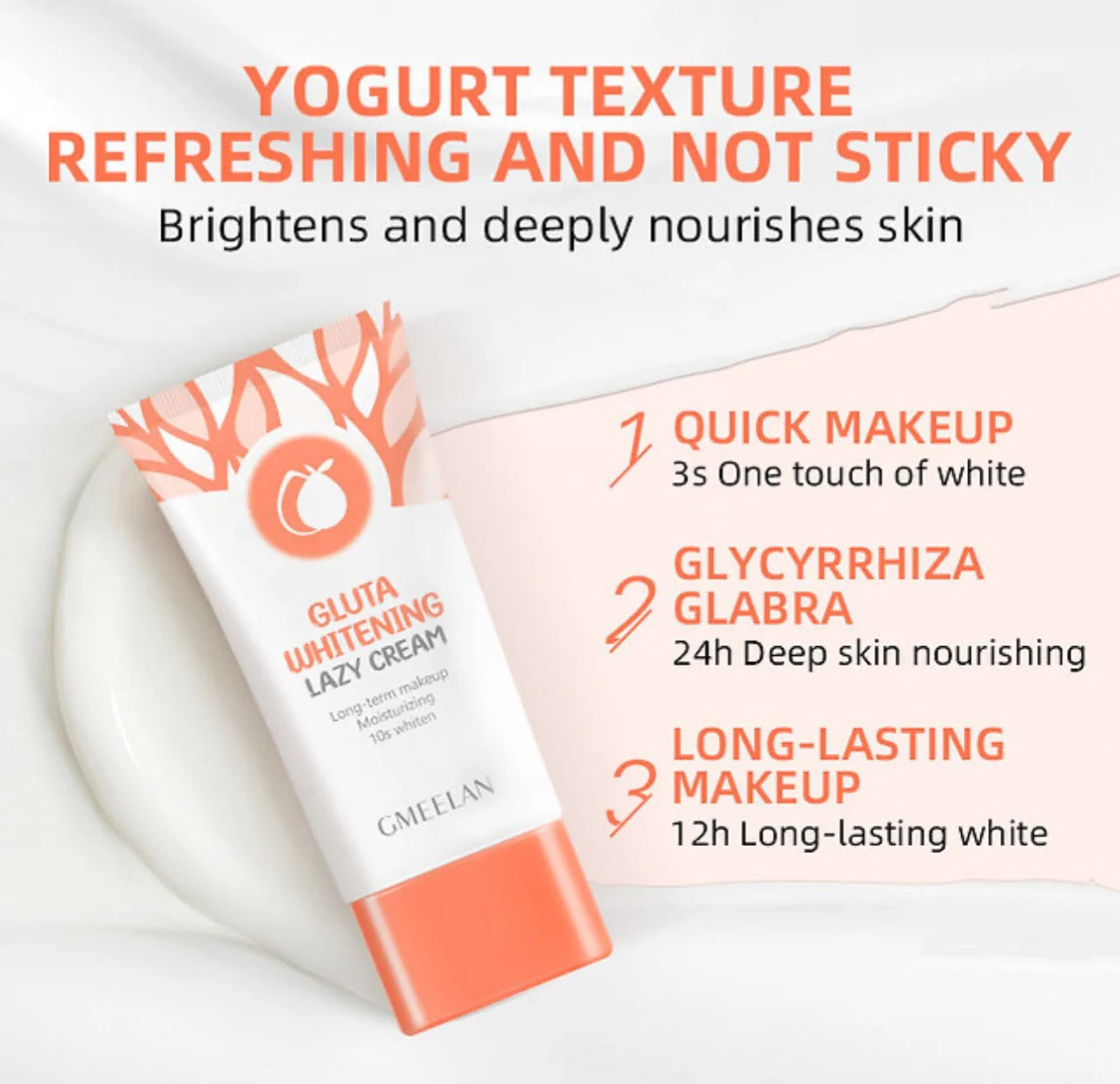 Gmeelan Gluta Whitening Lazy Cream - 30g Gmeelan