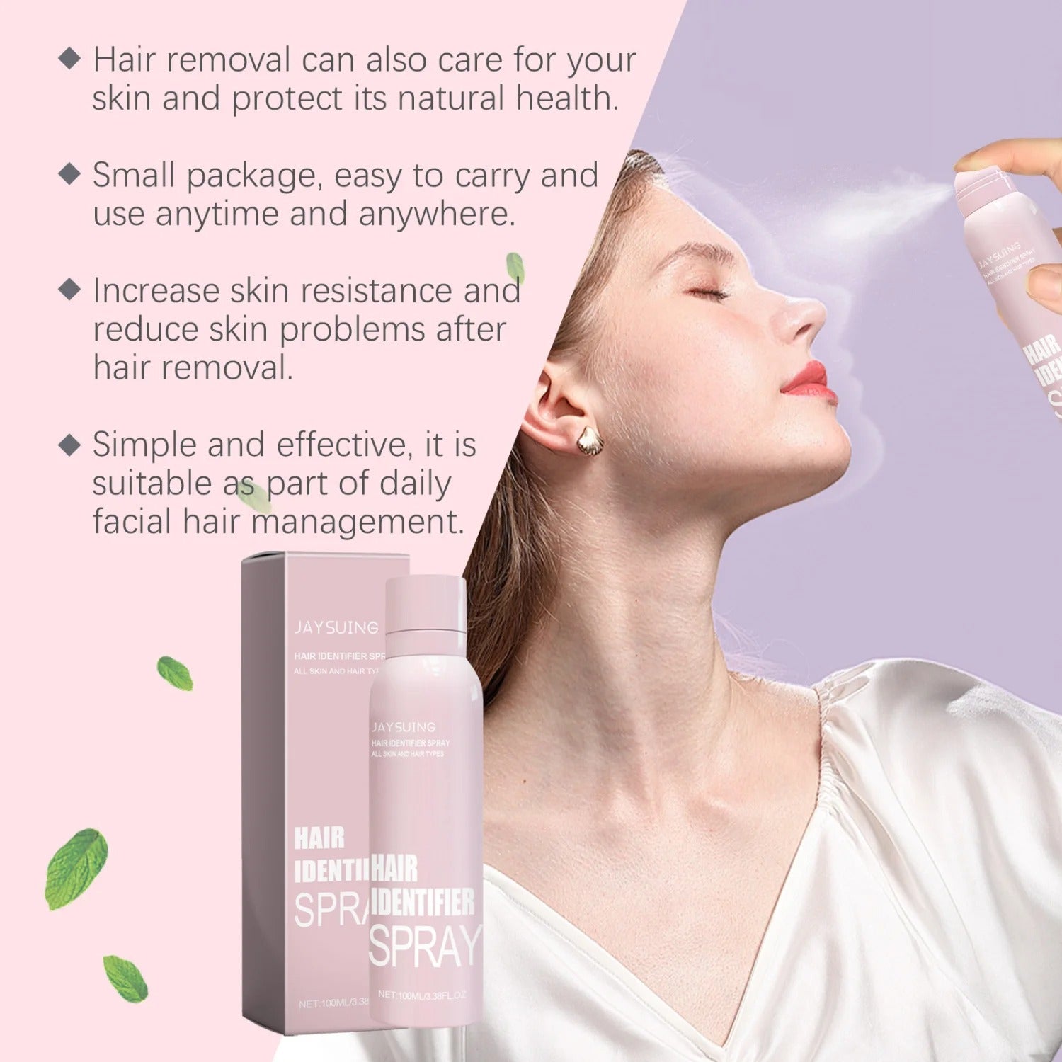 Jaysuing Hair Identifier Spray with face shaving razors Jaysuing
