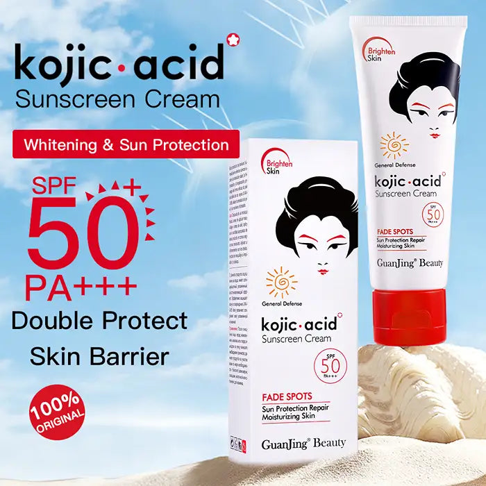 Kojic Acid Sunscreen Cream Fade Spots SPF50 - 80g Kojic