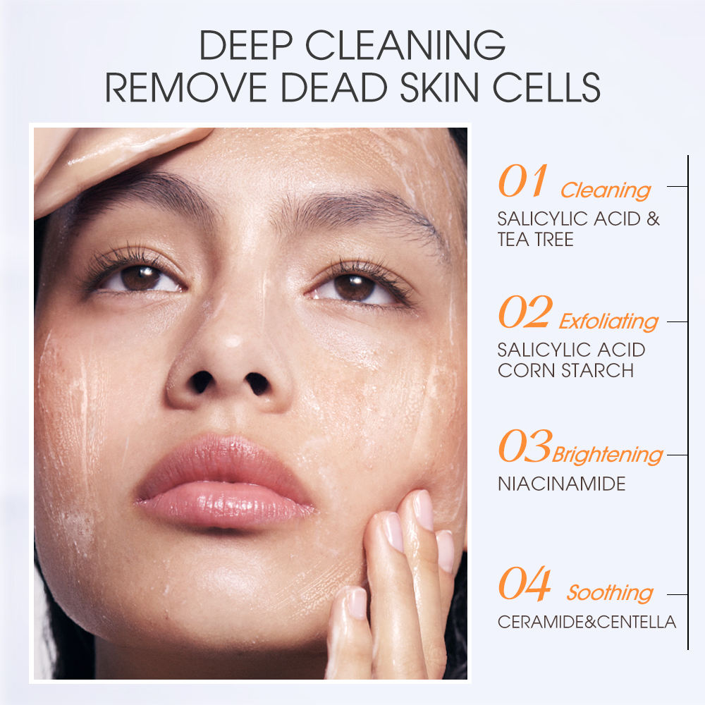 Skinever Salicylic Refreshing Scrub Cleanser - 75ml Skinever