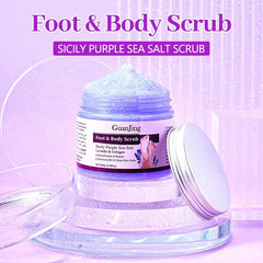 Guanjing Foot & Body Scrub Lavender & Collagen - 200g GuanJing