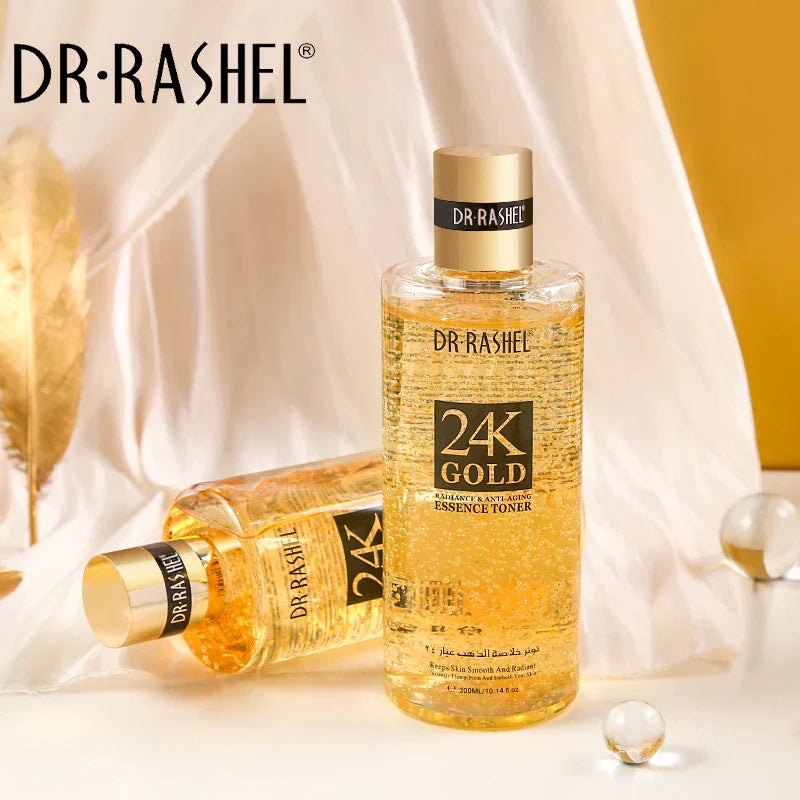 Dr.Rashel 24k Gold Radiance & Anti-aging Essence Toner - 300ml DR.RASHEL