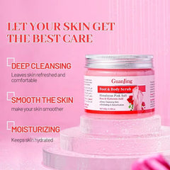 Guanjing Foot & Body Scrub Rose & Hyaluronic Acid - 200g GuanJing