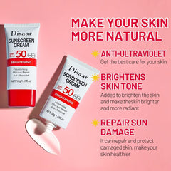 Disaar Brightening Sunscreen Cream - 50g Disaar