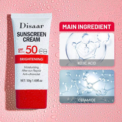 Disaar Brightening Sunscreen Cream - 50g Disaar