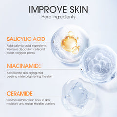 Skinever Salicylic Refreshing Scrub Cleanser - 75ml Skinever