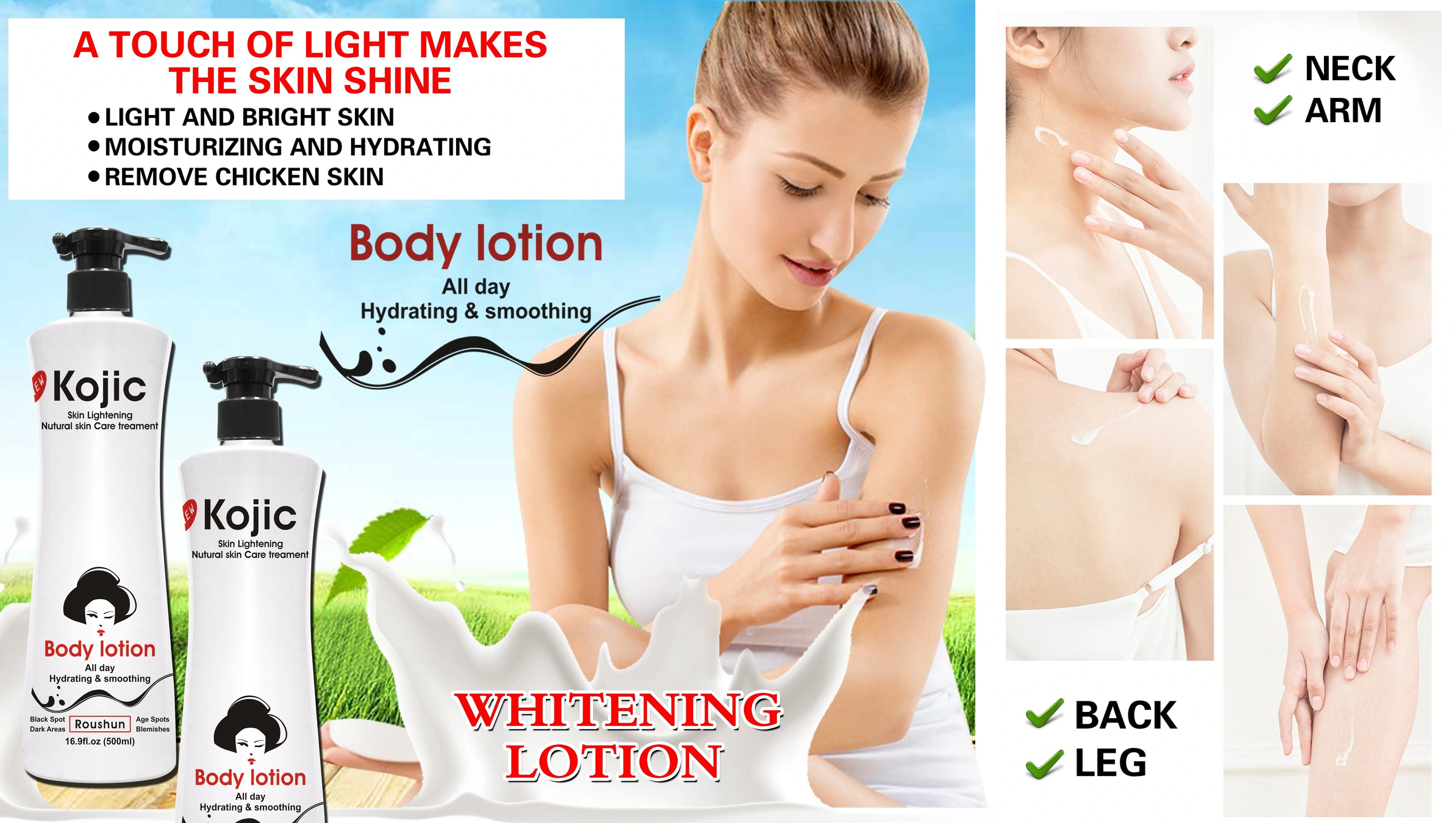 Roushun Kojic Body lotion - 500ml ROUSHUN