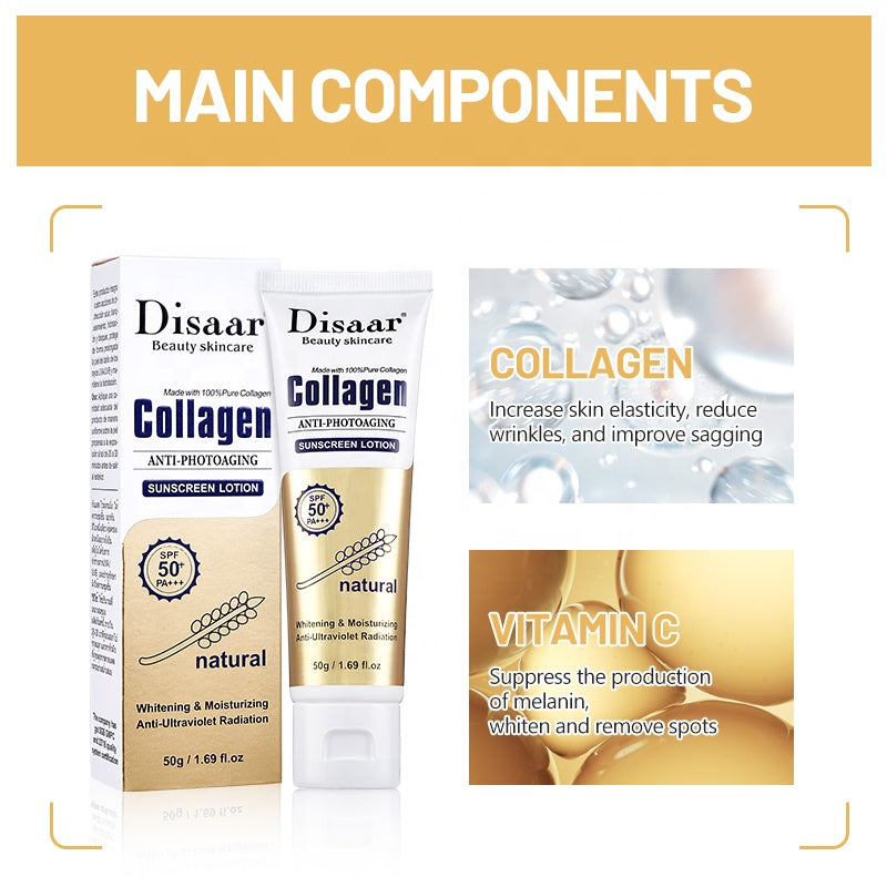 Disaar Collagen Sunscreen Lotion - 50g Disaar