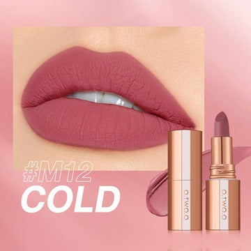 O.TWO.O Matte Finish Waterproof Long Wear Silky Lipstick M12 O.TWO.O