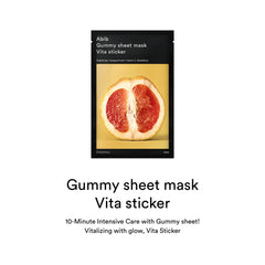 Abib Gummy Sheet Mask Vita Sticker Abib