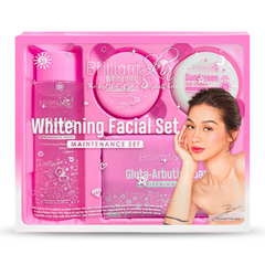 Brilliant Skin Whitening Facial Set Maintenance Set Glo Arabia
