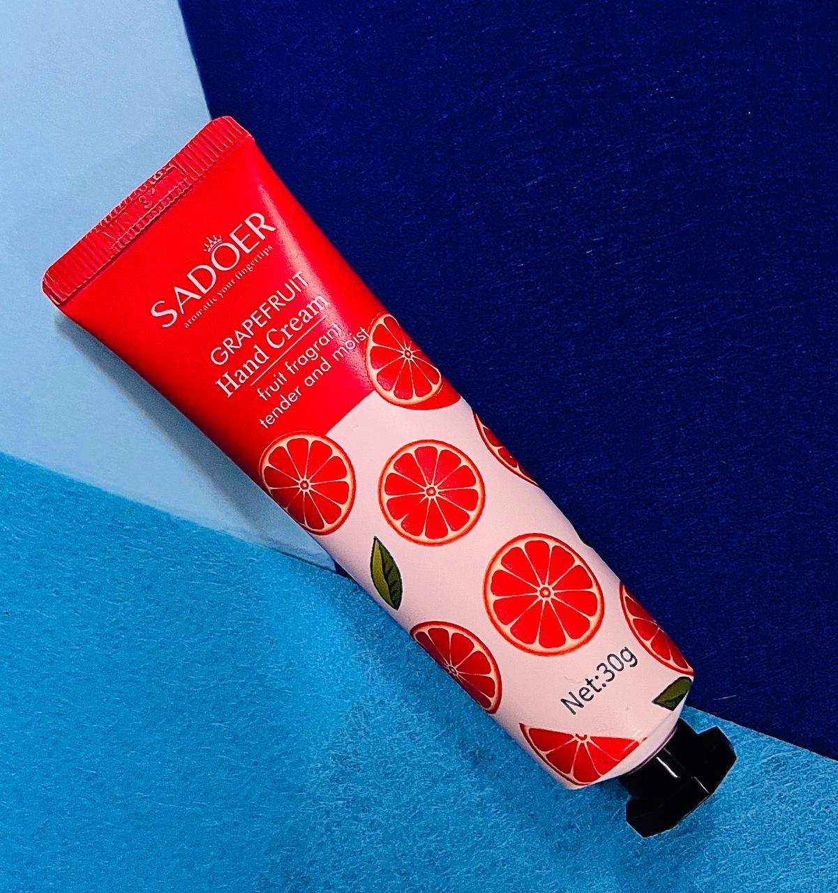 Sadoer Grape Fruit Hand Cream - 30g Sadoer