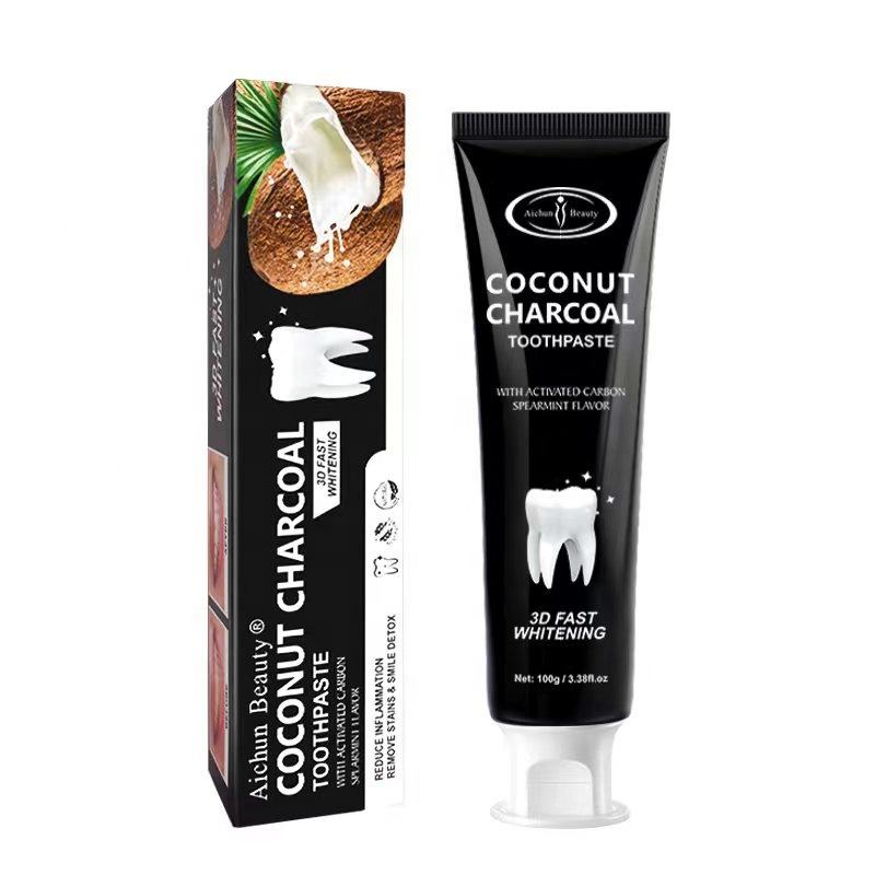 Aichun Beauty Coconut Charcoal Toothpaste - 100g Aichun Beauty