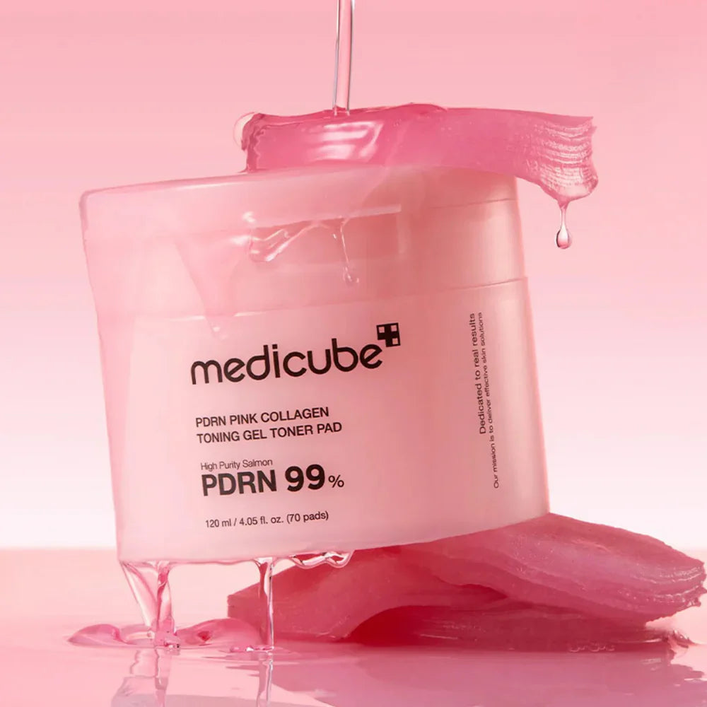 Medicube Pdrn Pink Collagen Toning Gel Toner Pad 70ea Medicube