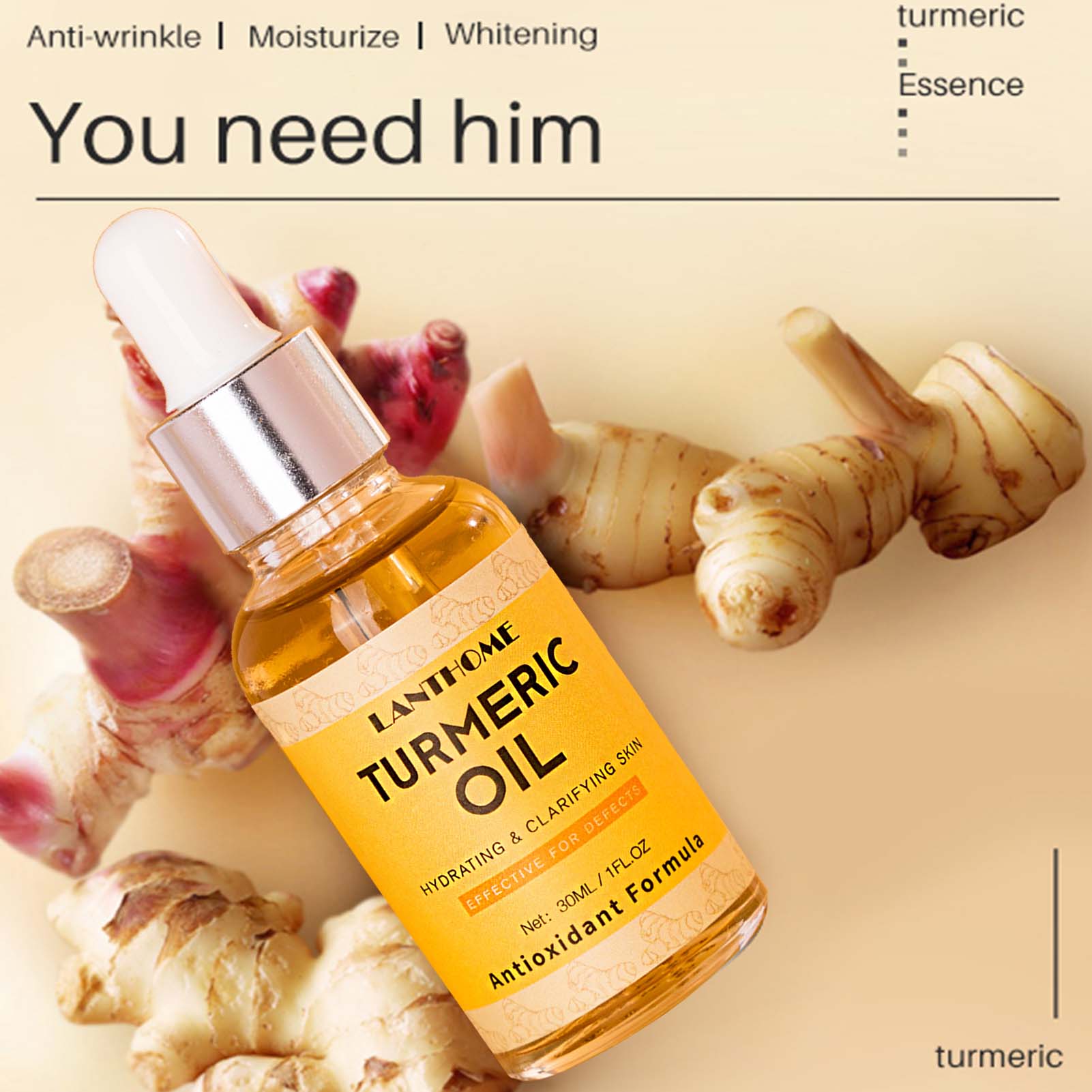 Lanthome Turmeric Oil - 30ml LANTHOME