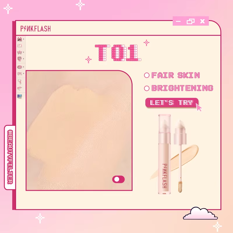 PinkFlash Lasting Matte Concealer #T01 PINKFLASH