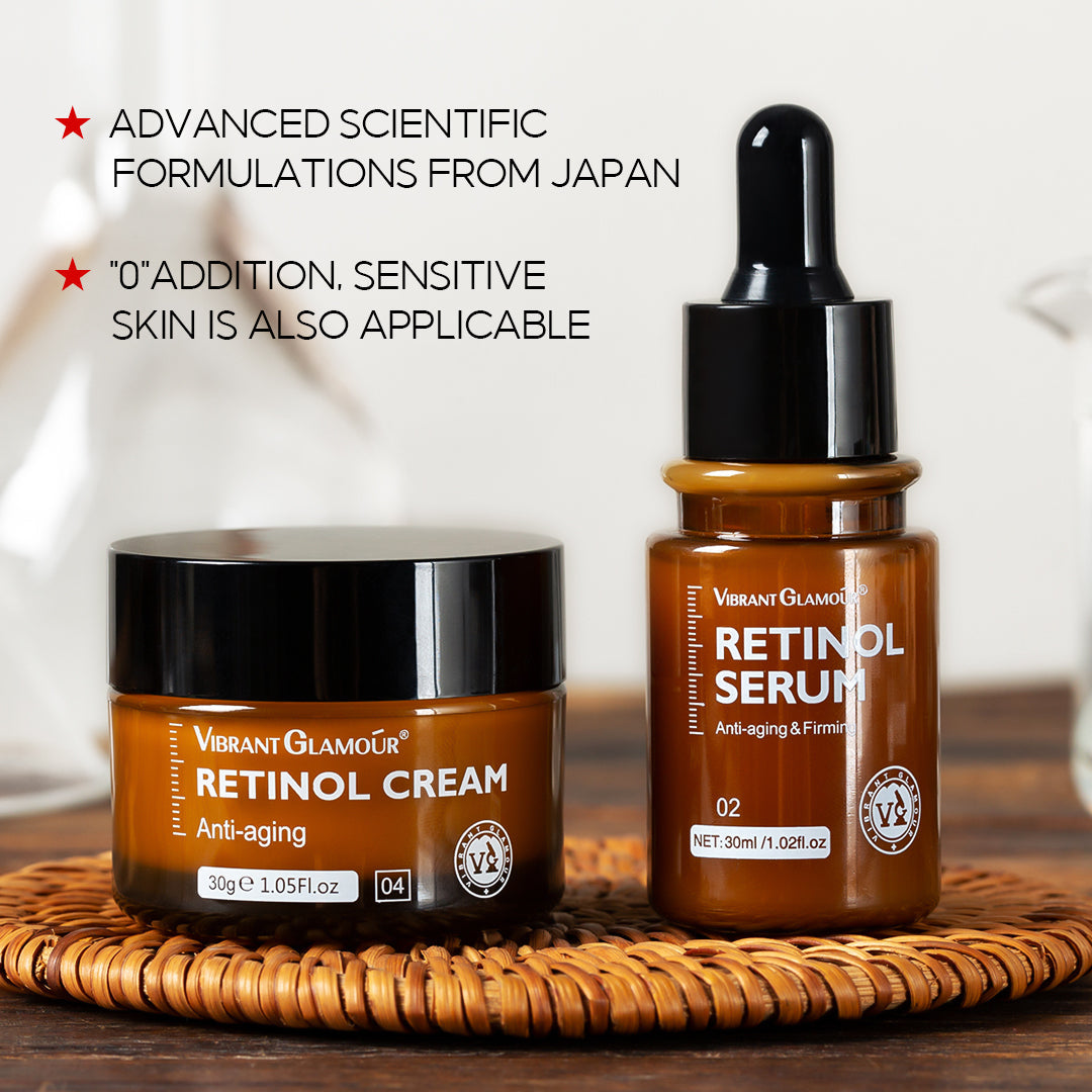 Vibrant Glamour 2 in 1 Retinol Anti-Aging Combo Glo Arabia