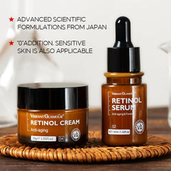 Vibrant Glamour 2 in 1 Retinol Anti-Aging Combo Glo Arabia