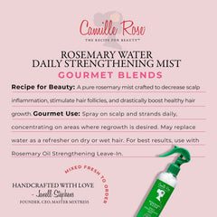 Camille Rose Rosemary Water – 236 ml Camille Rose