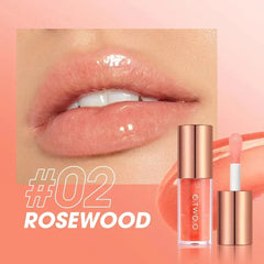 O.TWO.O Crystal Shiny Deeply Hydrates Repair Lip Oil #02-ROSEWOOD O.TWO.O