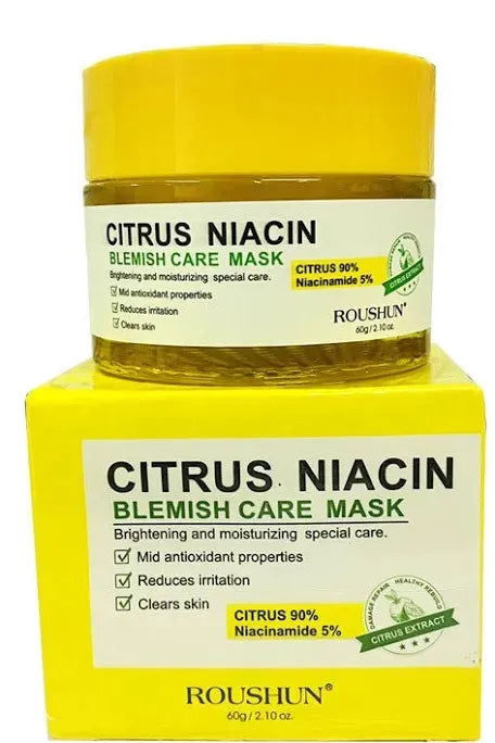 Citrus Niacin Blemish Care Mask - 60g ROUSHUN