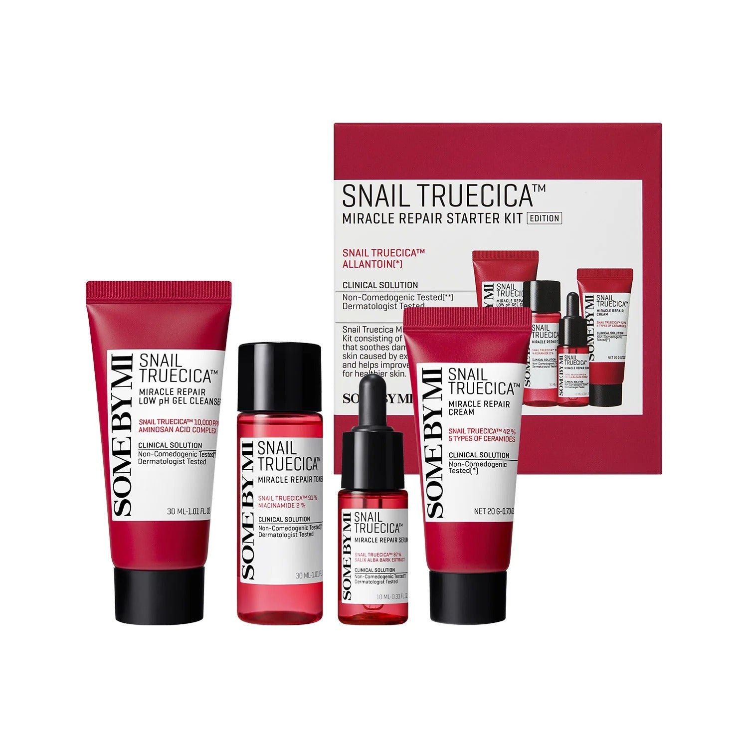 Some By Mi Snail Truecica Miracle Repair Starter Kit Some By Mi