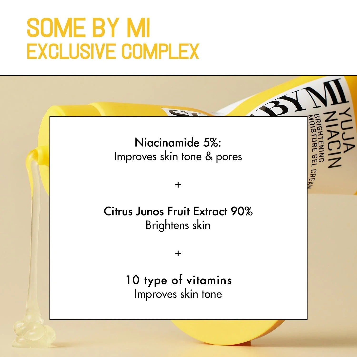 Some by Mi Yuja Niacin Brightening Moisture Gel Cream - 100ml SOME BY MI