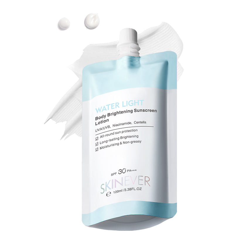 Skinever Water Light Body Brightening Sunscreen Lotion - 100ml Glo Arabia