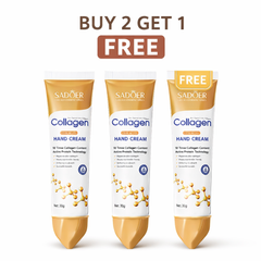 Sadoer Collagen Hand Cream Bundle – Buy 2 Get 1 FREE (3 x 30g) Sadoer