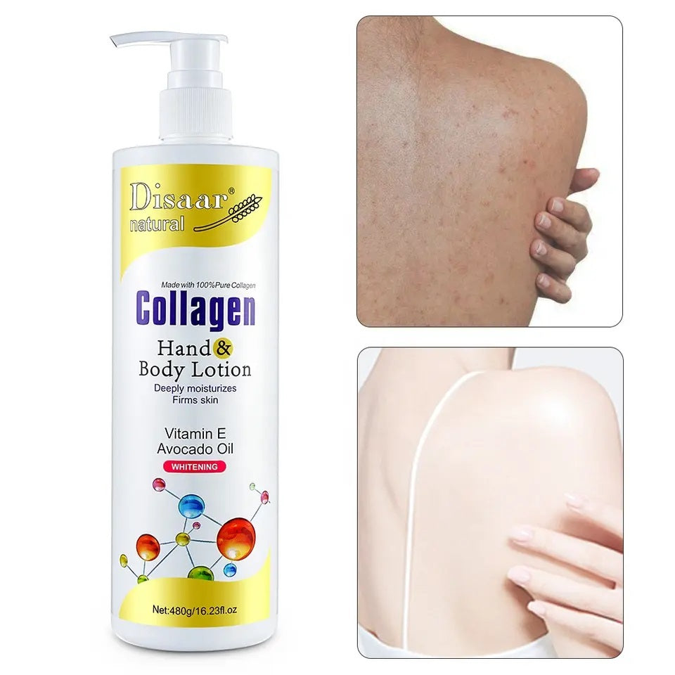 Disaar Collagen Hand And Body Lotion - 480g Disaar