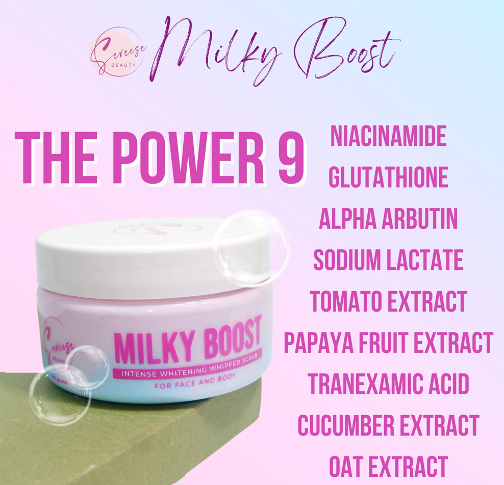 Sereese Beauty Milky Boost Intense Whitening Whipped Scrub - 250g Sereese