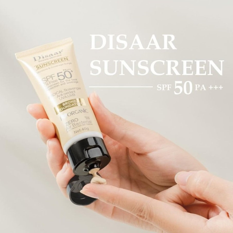 Disaar Sunscreen Bronzface Foundation Spf50+ - 40g Disaar