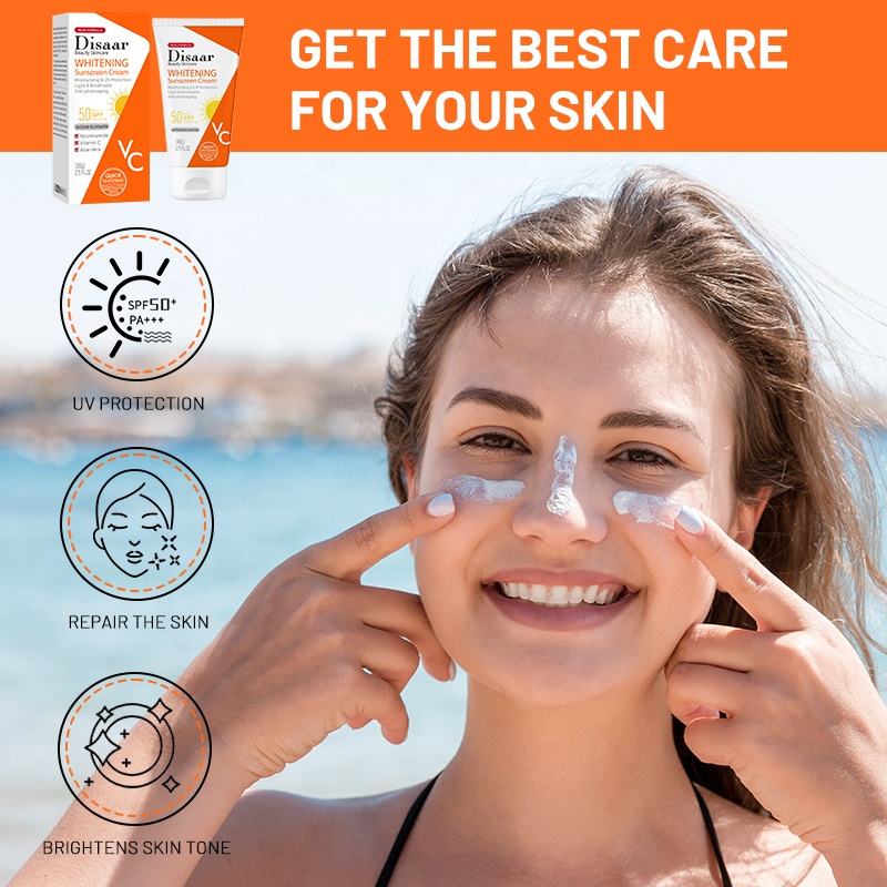 Disaar Vitamin C Whitening Whitening Sunscreen Cream - 80g Disaar