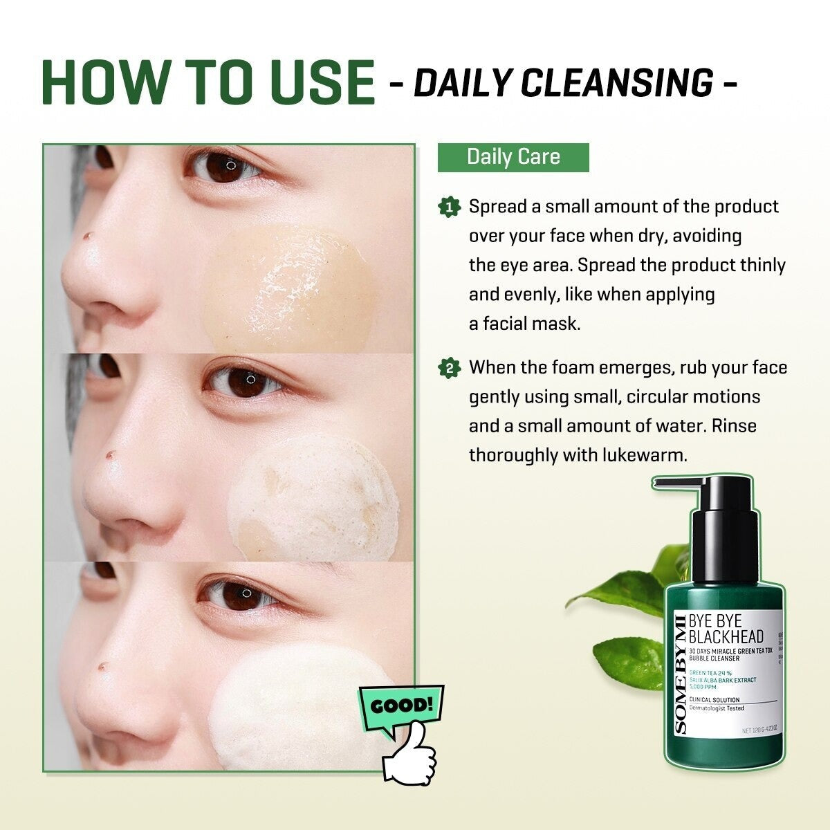 Some By Mi Bye Bye Blackhead Bubble Cleanser - 120g SOME BY MI
