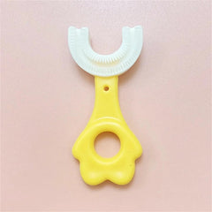 Children's U-shaped Toothbrush Assorted Color Glo Arabia