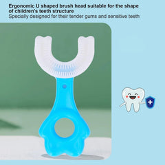 Children's U-shaped Toothbrush Assorted Color Glo Arabia