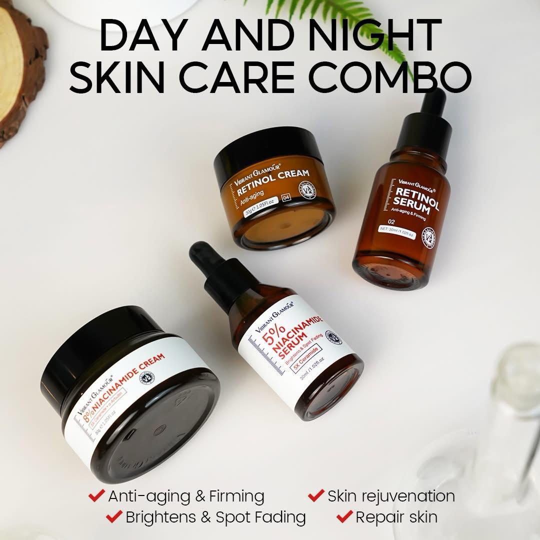 Vibrant Glamour Day & Night Skin Care Bundle Vibrant Glamour